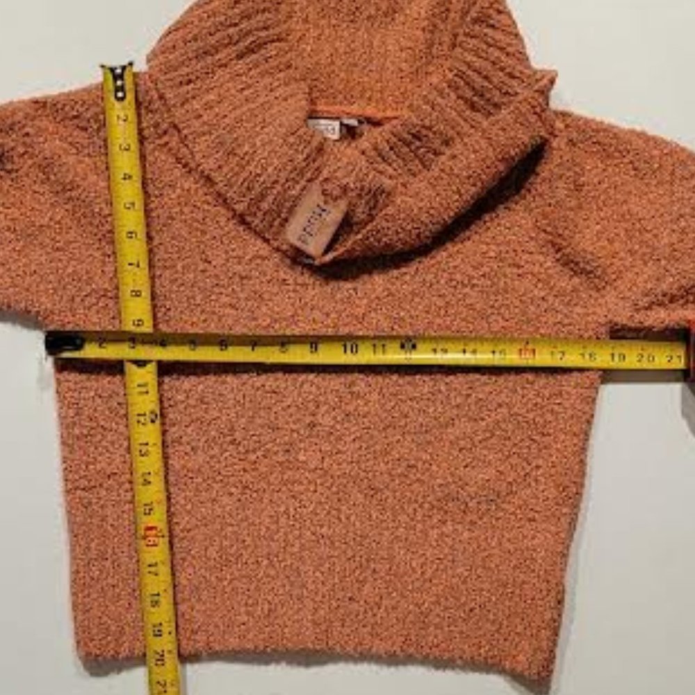 NWT MUDD Cowlneck Pullover Sweater DESRT FLWR -Junior's Large